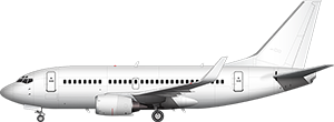 Boeing 737-500 (winglets) Passenger illustration