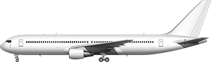 Boeing 767-300 Passenger illustration