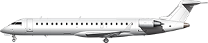 Canadair (Bombardier) Regional Jet 700 and Challenger 870 illustration