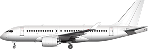 Airbus A220-100 illustration
