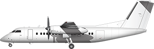 De Havilland (Bombardier) DHC-8-300 Dash 8 / 8Q illustration